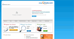 Desktop Screenshot of cbseschools.com