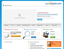 Tablet Screenshot of cbseschools.com